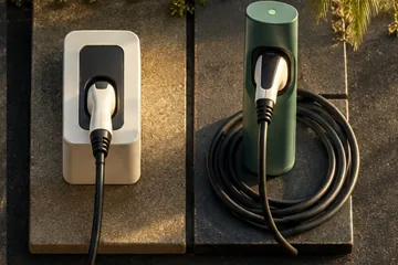 Charging represented by one practical part of the mobility energy system.