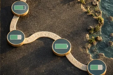 Range represented by one practical part of the mobility energy system.