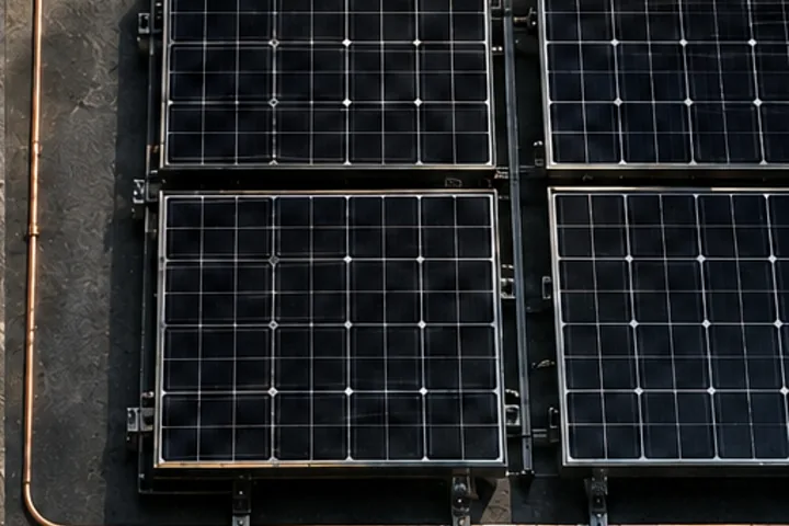 Sizing represented by one practical part of the solar energy system.
