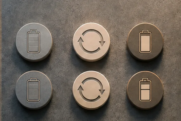 Cycles represented by one practical part of the storage energy system.